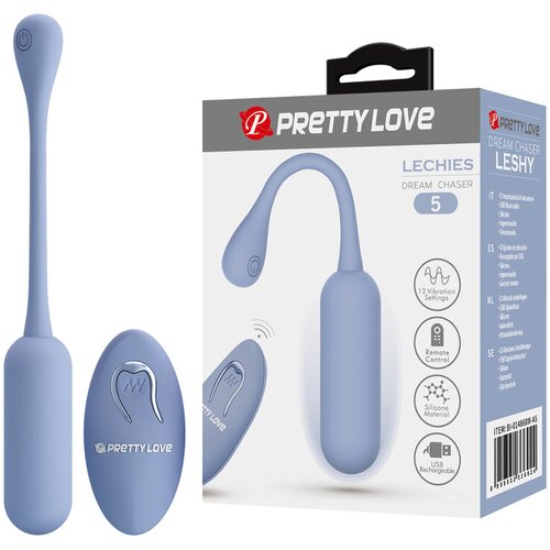  Vibro jaje Pretty love Lechies, 7.2 cm, 12 modova, Plavo Cene