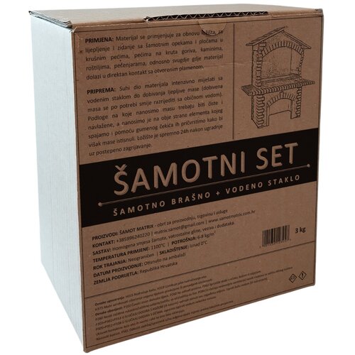  Vatrostalni mort &Scaron;amotni set 3 kg Cijene