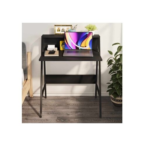 Hanah home Radni sto Piano Black Slike