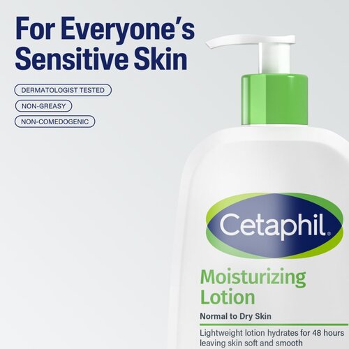 Cetaphil Moisurizing Lotion vlažilna krema za suho in občutljivo kožo 473 ml Slike