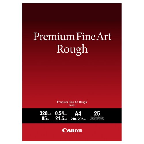 Canon FA-RG 1 Premium Fine Art Rough A 4, 25 Sheet, 320 g - visokokvalitetni papir za profesionalno printanje Cijene