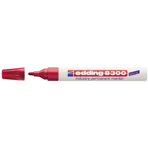 Edding industrijski permanent marker E-8300 1,5-3mm crvena Slike