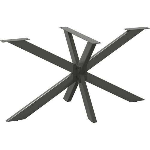  Noge jedilne mize pajkove oblike antracitne 150x78x(72-73) cm jeklo, (5000241498) Cene