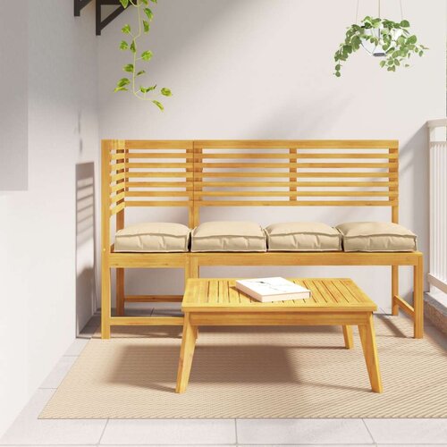  Blazine za palete za sedež 4 kosa Bež 40x40x8 cm Oxford tkanina, (22090589) Cene