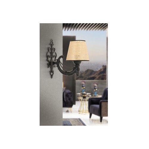 Opviq zidna lampa gloria coral natural black Slike