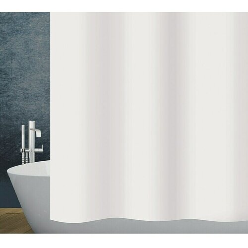 Diaqua Tekstilna kopalni&amp;scaron;ka zavesa Basic 1 (&amp;Scaron; x V: 240 x 180 cm, Bela) Slike