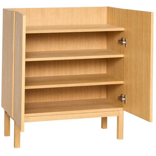 H&amp;uuml;bsch Ormarić u dekoru hrasta u prirodnoj boji 80x90x40 cm Ark &amp;ndash; Slike