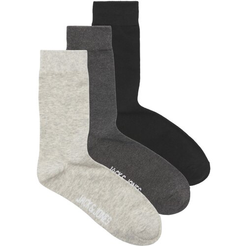 Jack & Jones Nogavice 'JJRAFAEL' grafit / svetlo siva / črna / bela Cene