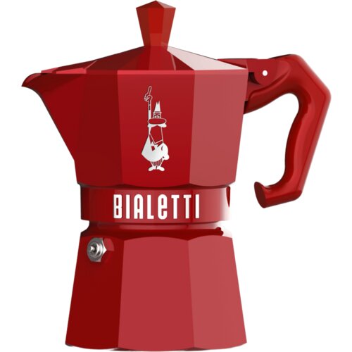 Bialetti Exclusive Moka Express - rdeča - 3 skodelice Cene