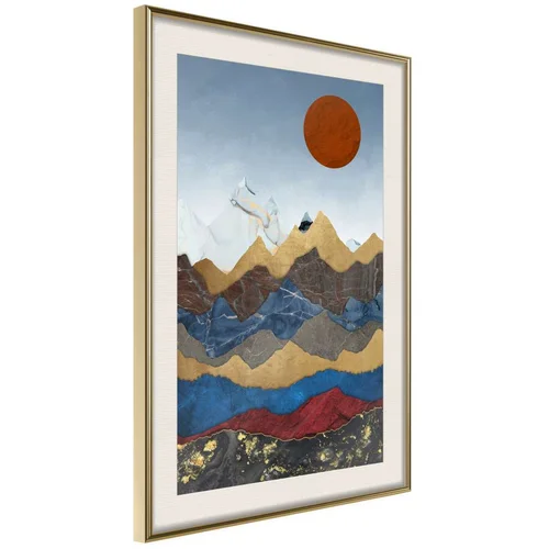  Poster - Red Sun 30x45