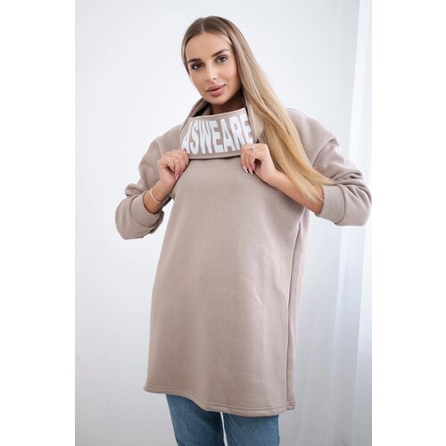 Kesi Reinforced hoodie in beige Cene