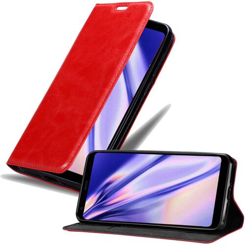 Cadorabo Ohi&scaron;je, združljivo z LG Q STYLUS v rdeče jabolko - Za&scaron;čitni ovitek z magnetnim zapiranjem, stoječo funkcijo in režo za kartice, (20558114) Cene
