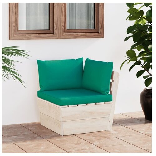  Kutna sofa od paleta s jastucima impregnirana smrekovina Cijene
