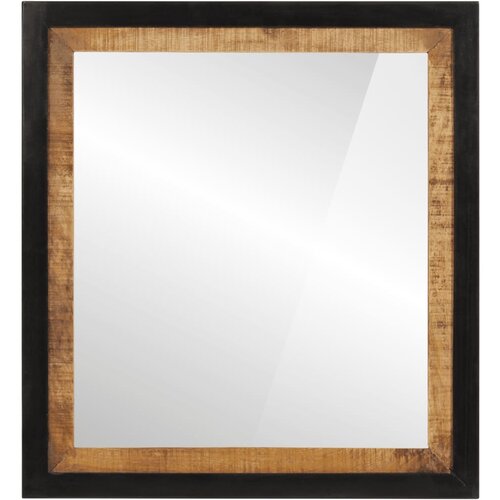 vidaXL kupaonsko ogledalo 55x1x60 cm od stakla i masivnog drva manga Cene