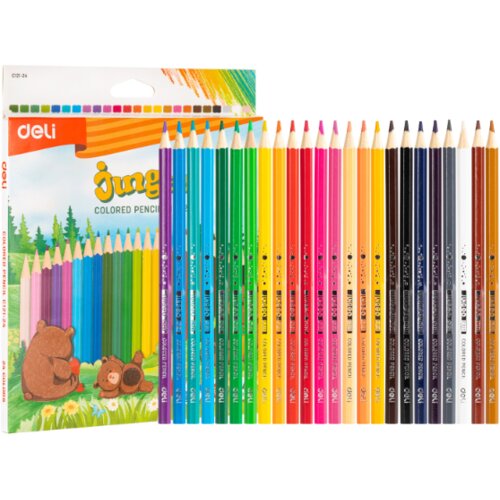 Deli Drvene bojice Jingoo EC121-24, 24 komada Cene