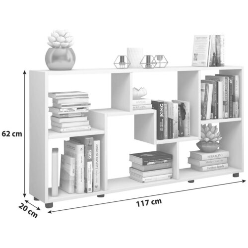MID.YOU REGAL 117/62/20 cm bela Slike