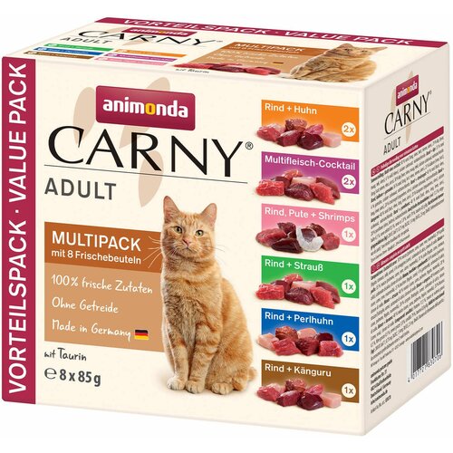 animonda Carny a carny mačka adult vrećice multi pakovanje 8x85g Slike