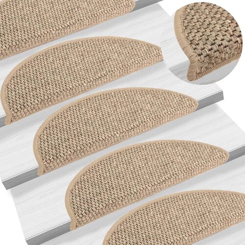 vidaXL Samolepilne preproge za stopnice sisal 15 kosov 56x20 cm Cene