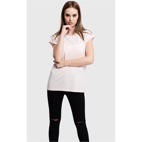 Urban Classics Women&amp;#039;s T-shirt with extended shoulder pink Slike
