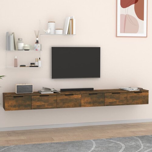  Zidni ormarići 2 kom boja hrasta 102x30x20 cm konstruirano drvo Cijene