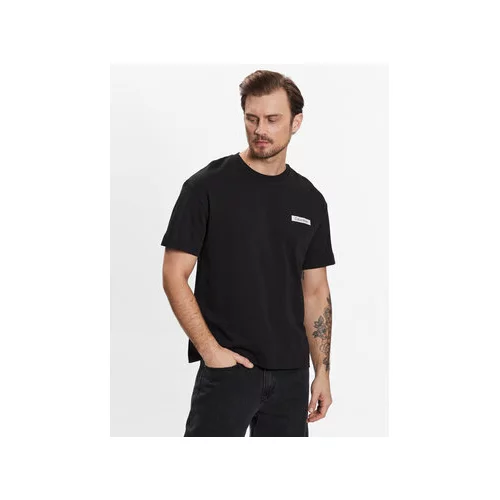 Calvin Klein Majica Cloud Photo Back Print T-Shirt K10K111120 Črna Regular Fit