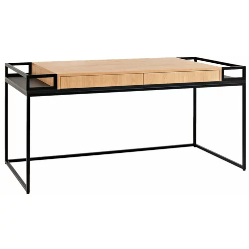Custom Form Delovna miza s črno konstrukcijo