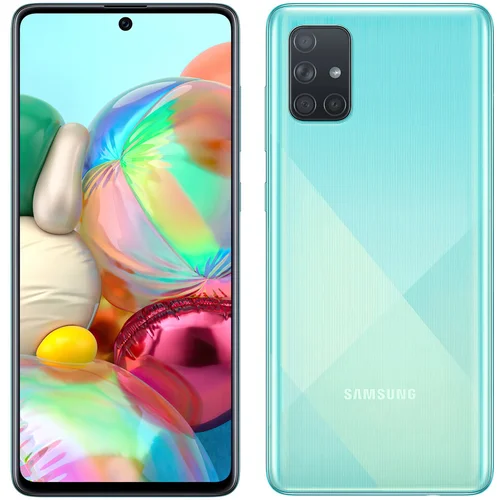 Samsung Obnovljeno - znaki rabe - Galaxy A71 svetlo moder 128 GB dual sim - svetli znaki uporabe obnovljeno, (21581495)