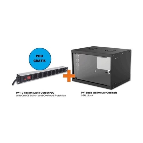 Intellinet 19'' Zidni orman 9U/560mm+PDU, 8-Output Cene