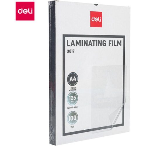 Deli Folija za laminaciju A4 125Mic 1/100 E3817 Cene