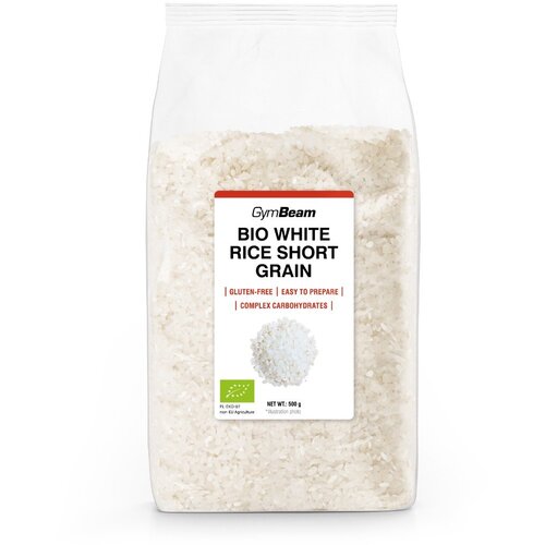 GymBeam BIO White rice short grain 500 g Cene