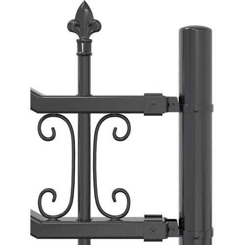  Vrtna Ograda KAMPEN 240 x 140 cm Mesh Siva Slike