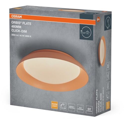 Osram LED prigu&amp;scaron;iva stropna svetiljka PLATE LED/45W/230V prečnika 48 cm ružičasta Slike