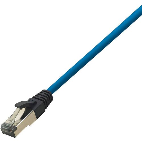 Logilink CQ8056S RJ45 omrežni kabel\, Patch kabel CAT 8.1 S/FTP 2.00 m modra brez halogena 1 kos, (20414078) Cene