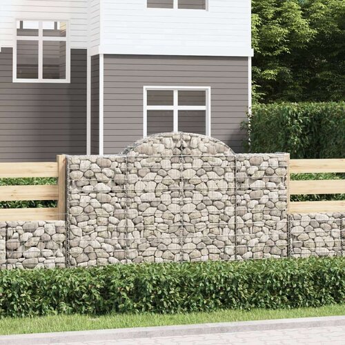  Lučne gabionske košare 7 kom 200x30x120/140cm pocinčano željezo Cijene