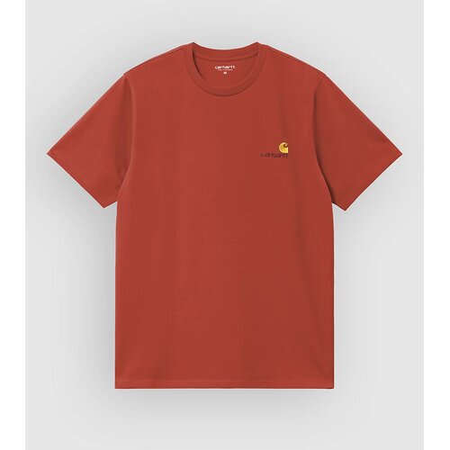 Carhartt WIP American Script T-shirt oxide red Cene