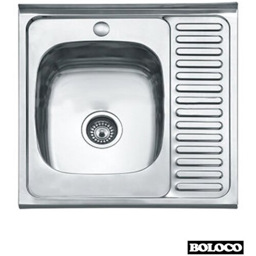 Boloco Nasadna sudopera BL 863 Leva inox ø60 60x60cm Cene