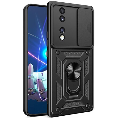 Techsuit CamShield Series ovitek za Honor 70 &ndash; črna Cene