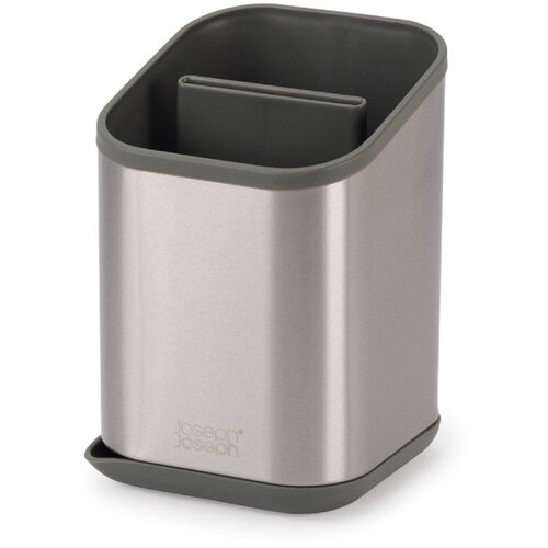 Joseph Joseph Odcejalnik posode za pribor iz nerjavečega jekla v sijajno srebrni barvi 11x11,5 cm Duo Steel &amp;ndash; Slike