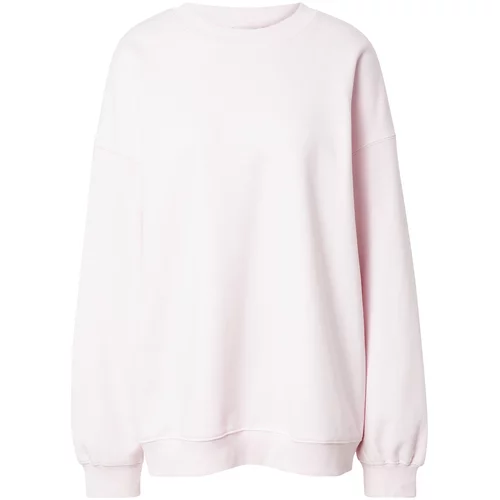 WEEKDAY Sweater majica pastelno roza
