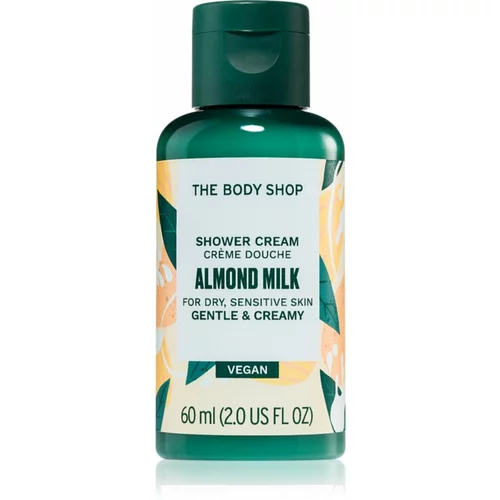 The Body Shop Almond Milk Shower Cream gel za prhanje z mandljevim mlekom 60 ml