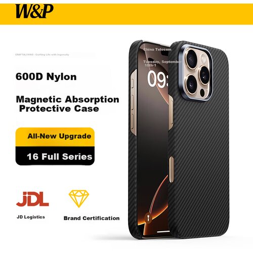  w&p maska za mobilni telefon iphone 16 pro, crna Cene