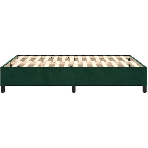  Okvir za krevet s oprugom tamnozeleni 140x190 cm bar&amp;scaron;unasti Slike