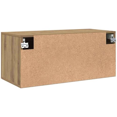 VidaXL Ormar za Zid hrast artisan 80 x 36.5 x 35 cm Konstruirano drvo Slike