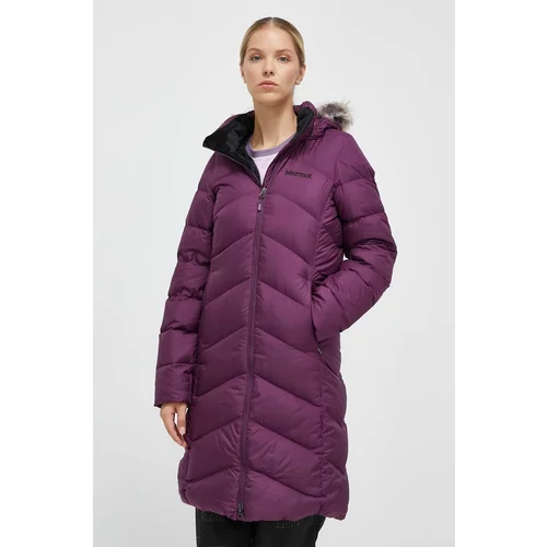 Marmot Pernata jakna Montreaux za žene, boja: ljubičasta, za zimu