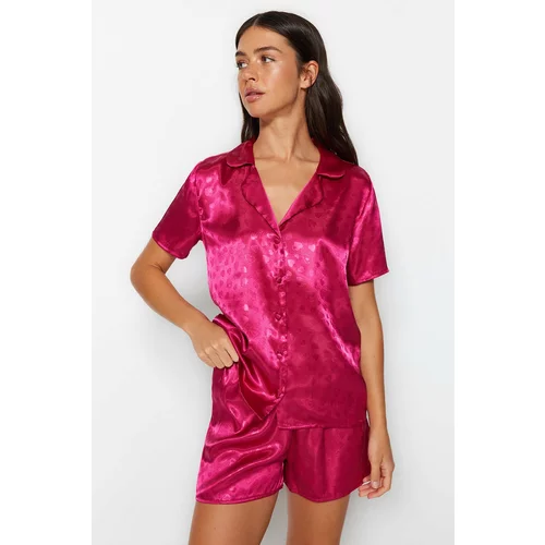 Trendyol Pajama Set - Pink - Heart