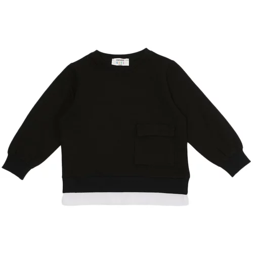 Trendyol Black Pocket Detailed Boy Knitted Slim Sweatshirt
