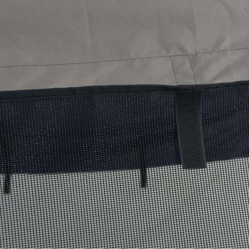 Tenda bimini s 3 luka i mrežastim zidovima 183x(185-198)x137 cm Slike