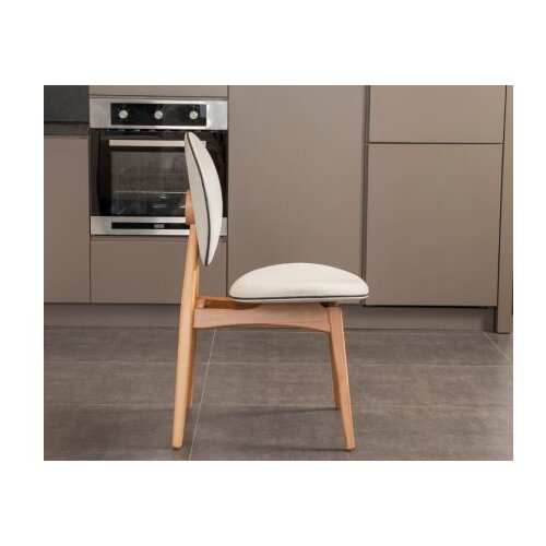 Hanah home set trpezarijskih stolica touch, 52x91x44 cm, bež Slike