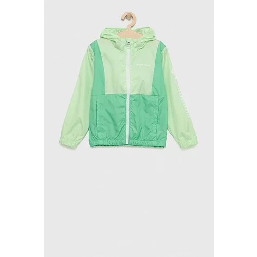 Columbia Dječja jakna Lily Basin Jacket boja: zelena