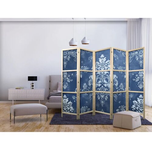  Japanski paravan - Retro Ornament -  Decorative Motif in Worn Blues 225x172 Cijene